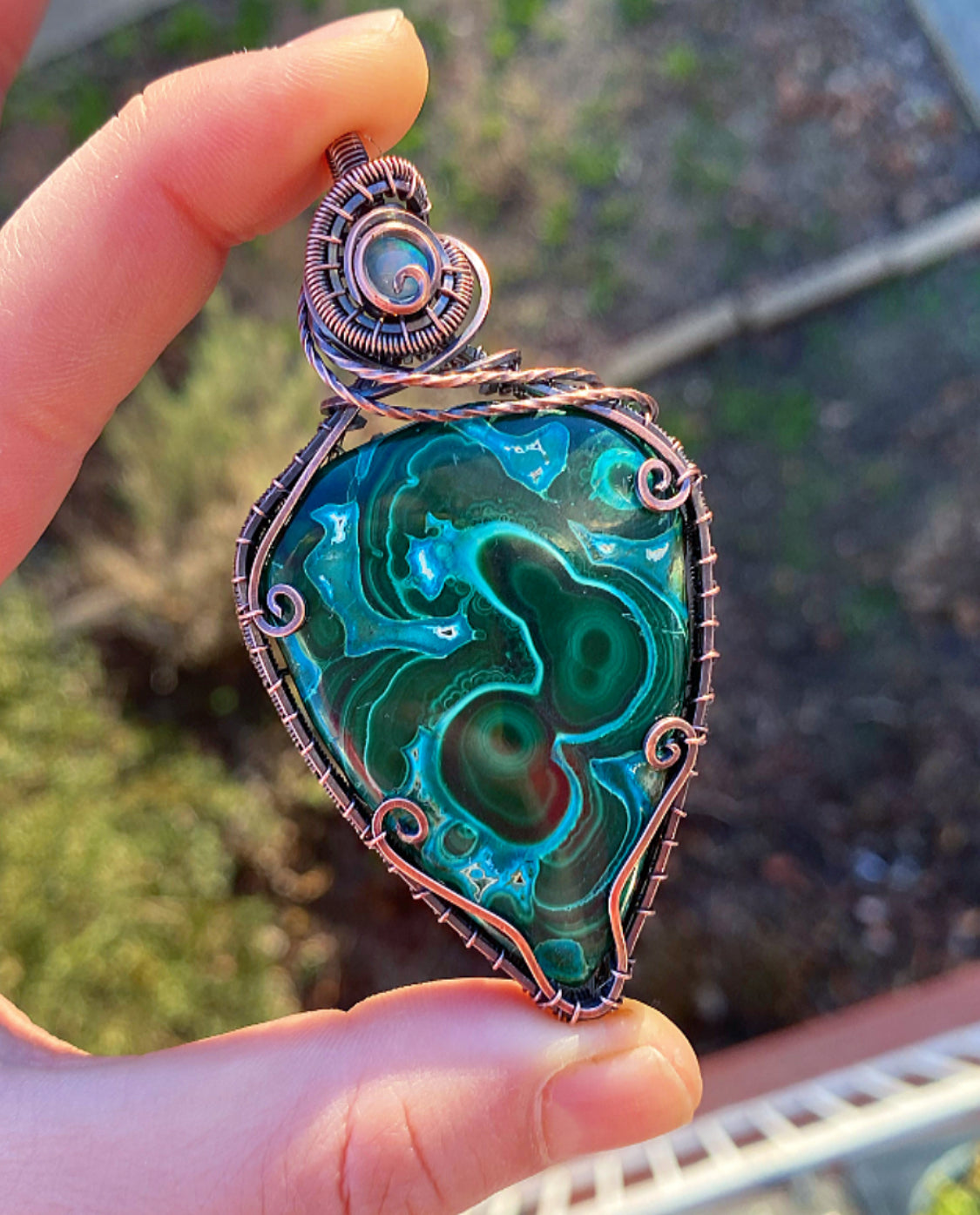 Malachite/Chrysocolla & Ethiopian Opal
