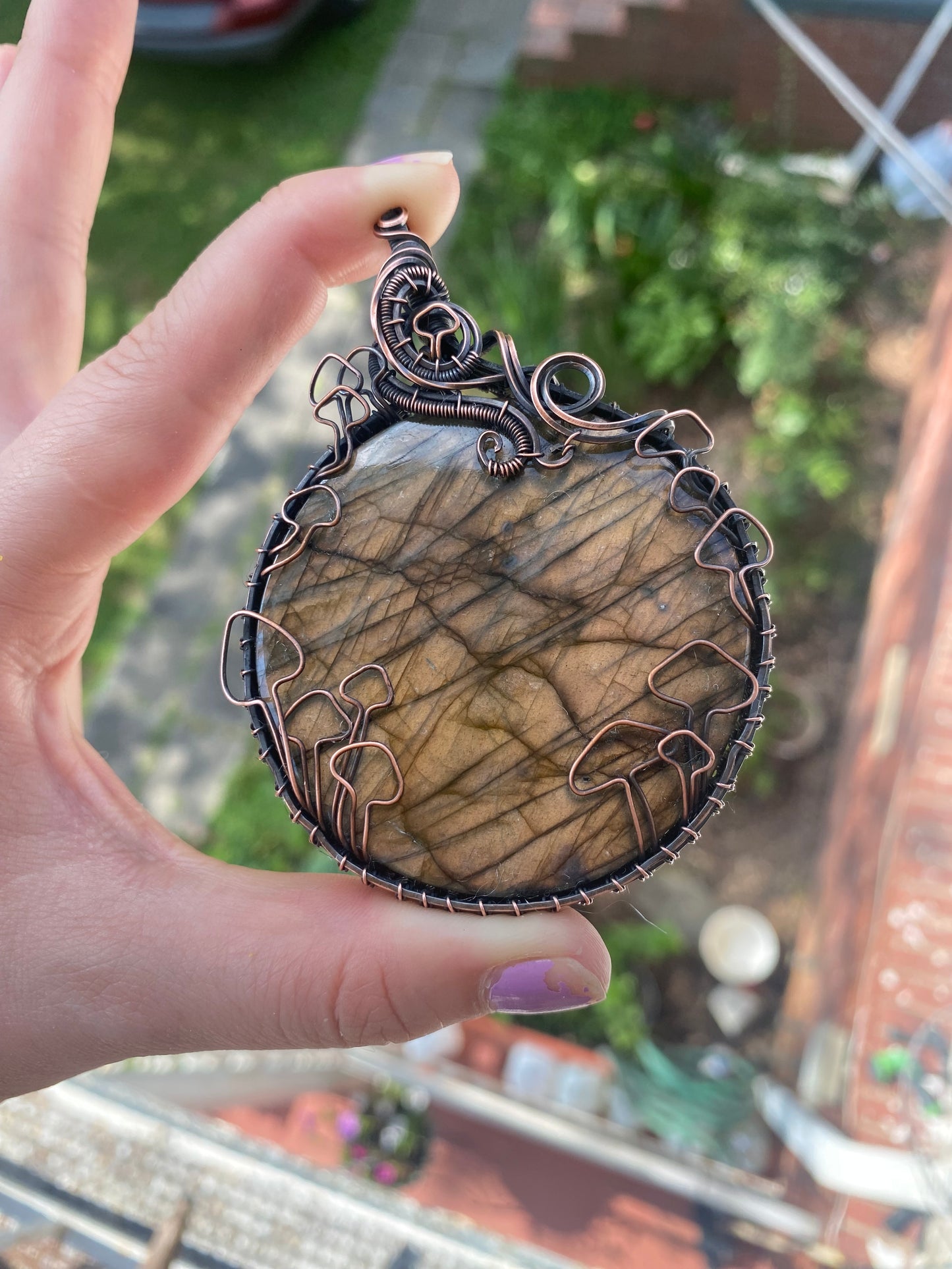 Labradorite Mushroom Portal