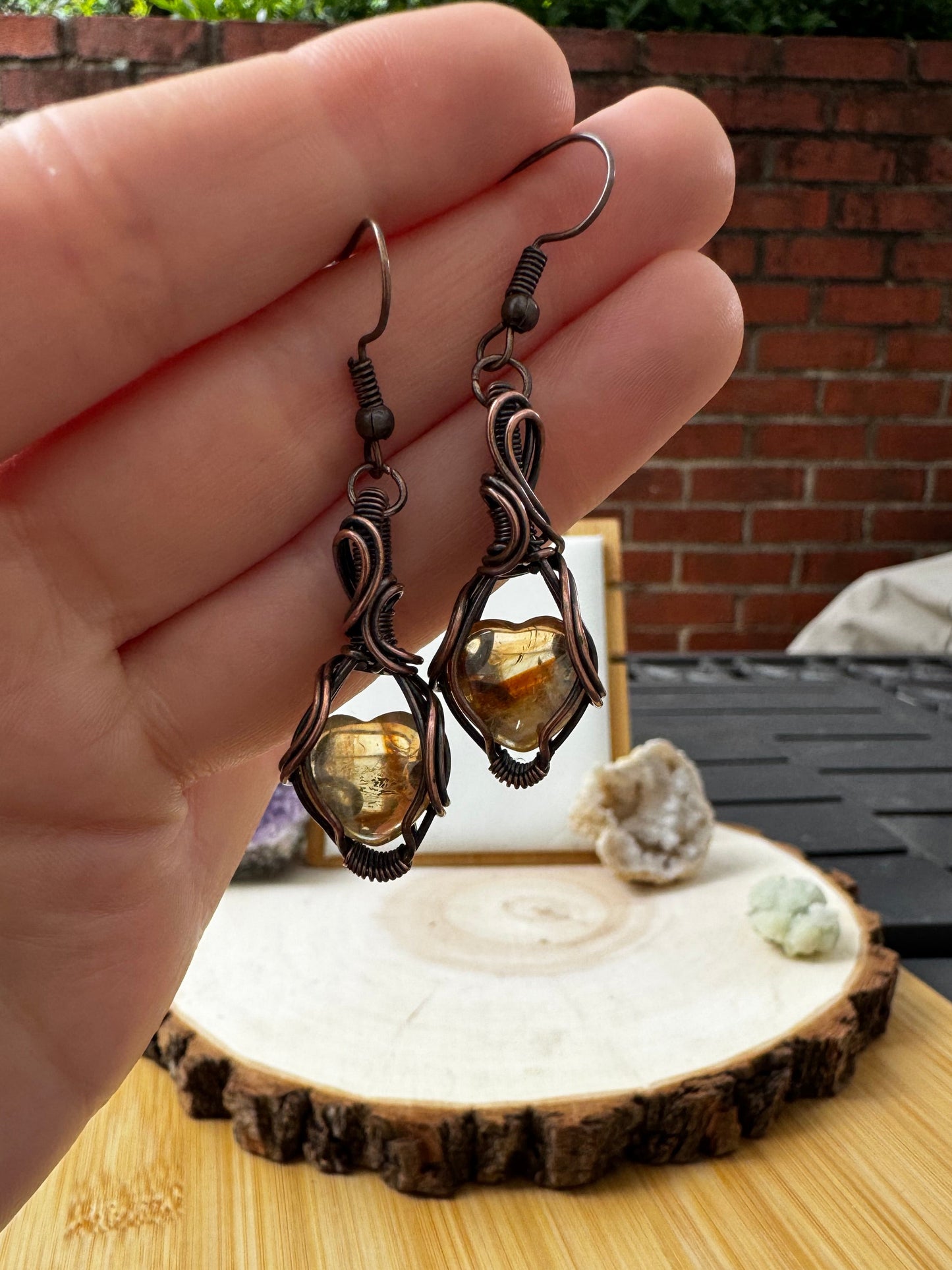Citrine Hearts