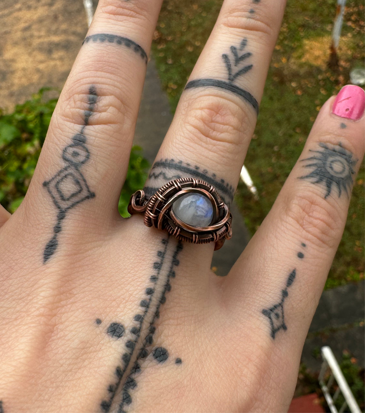 Moonstone Ring (us size 8.5)