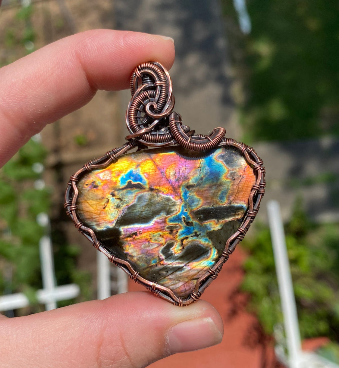 Multi-Fire Labradorite