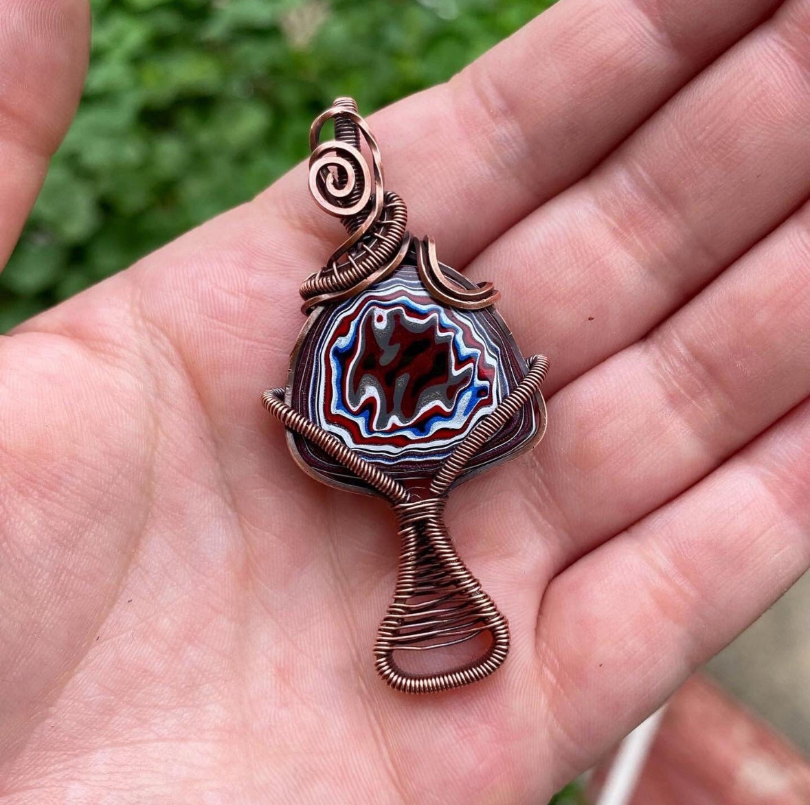Fordite Trippy Mushroom